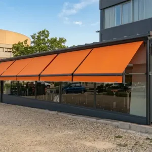 Toldo punto recto tensión