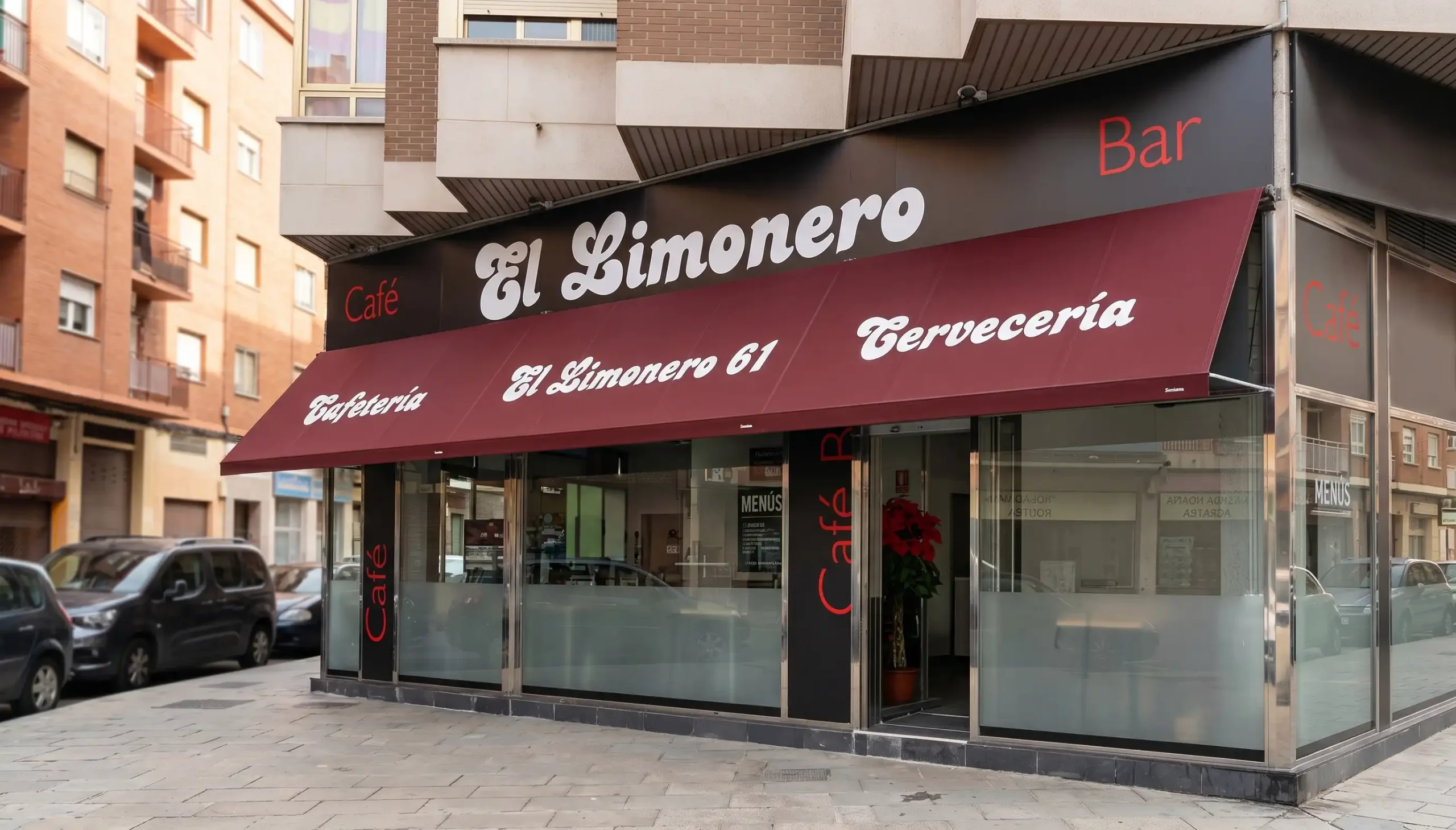 Toldo Recto Fijo. Toldo para comercio